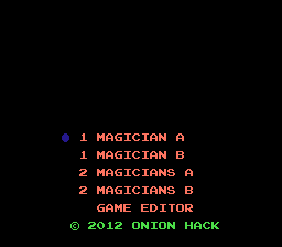 Magician (Nuts & Milk hack) Title Screen